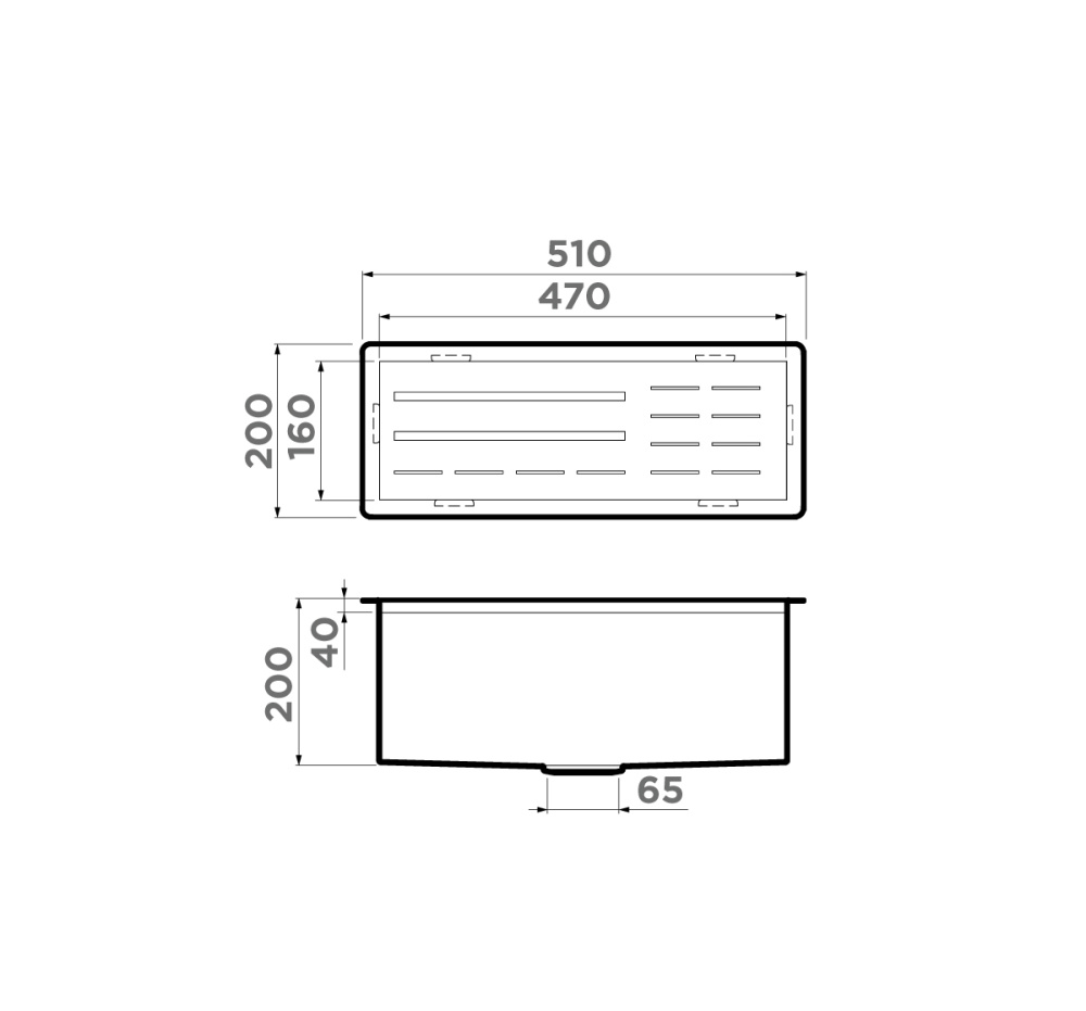 Cушка для посуды Omoikiri DRY-04-GB